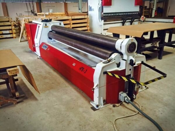 Hydraulic 3 Roll Bending Machine at Falcon's Fabrication Facility