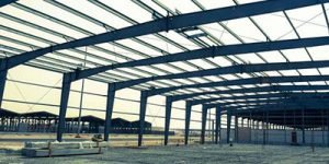 Industrial Construction Work - Steel Structure at Jeddah's 3rd Industrial City