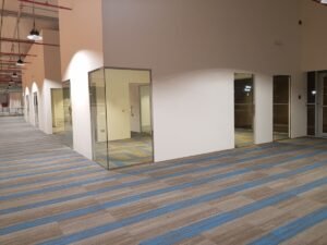 Bayx hall inside view - commercial building construction KAEC