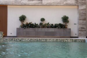 ESNAD Villa swimming pool horizontal view