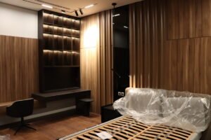 ESNAD villa bedroom interiors by falcon constructions, Jeddah