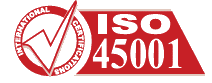 ISO 45001 certification logo