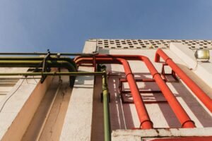 plubing works mep services for villa construction