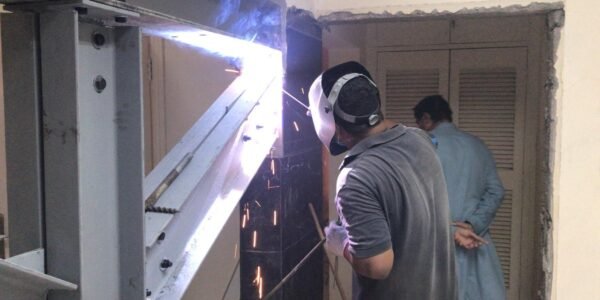 metal fabrication company in Jeddah - welding process